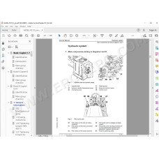Liebherr Excavator A309 A311 A312 A314 A316 R313 R317 Litronic Tier 2 service manual