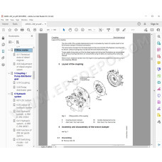 Liebherr Wheeled Excavator A900 A900C ZW Litronic Tier 2 service manual