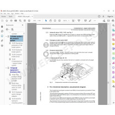 Liebherr Wheeled Excavator A900 A900C ZW Litronic Tier 2 service manual