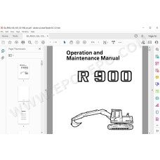 Liebherr Crawler Excavator R900 R902 R912 R922 R932 R942 Litronic Tier 2 service manual