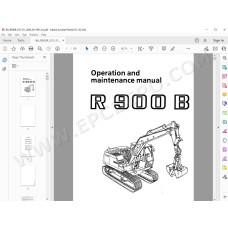 Liebherr Crawler Excavator R900B R904 R914 R924 R934 R934B R944 R944B Litronic Tier 2 service manual