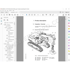 Liebherr Crawler Excavator R900C R904C Litronic Tier 2 service & repair manual