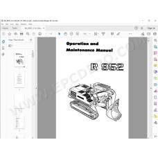 Liebherr Crawler Excavator R952 R962 R972 R982 Tier 2 service & repair manual