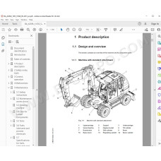 Liebherr Excavator A309 A311 A312 A314 A316 R313 R317 TCD Litronic Tier 3 service manual