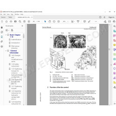 Liebherr Excavator A309 A311 A312 A314 A316 R313 R317 TCD Litronic Tier 3 service manual