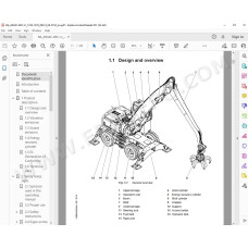 Liebherr Wheeled Excavator A934C A944C-HD A954C-HD Litronic Tier 3 service manual