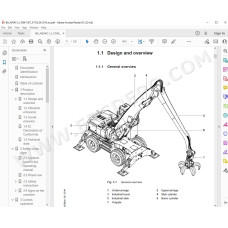 Liebherr Excavator A934C R934C Litronic Tier 3 service & repair manual