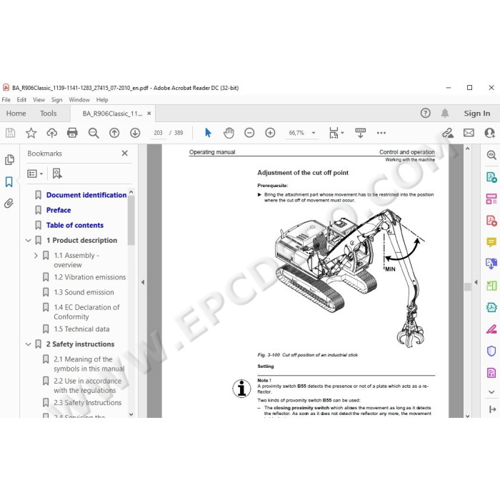Liebherr Crawler Excavator R906 R916 R926 Classic Tier 3 service & repair manual