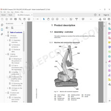 Liebherr Crawler Excavator R924 Compact Tier 2 / 3 service & repair manual