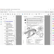 Liebherr Crawler Excavator R964C R974C Tier 3 service & repair manual
