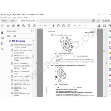 Liebherr Wheeled Excavator A914 A916 A918 A920 A924 A928 Standard Tier 4 service manual