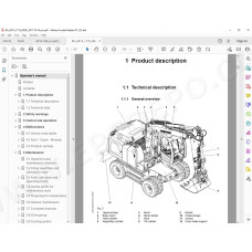 Liebherr Wheeled Excavator A914 A916 A918 A920 A924 A928 Standard Tier 4 service manual