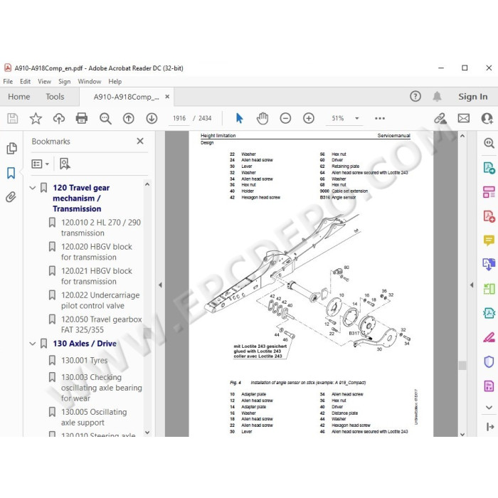 Liebherr Excavator A910 A912 A914 A918 R914 Compact Tier 4 service manual