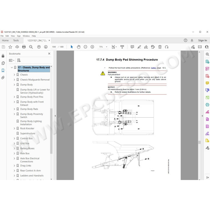 Liebherr Haul Truck T264 service & repair manual