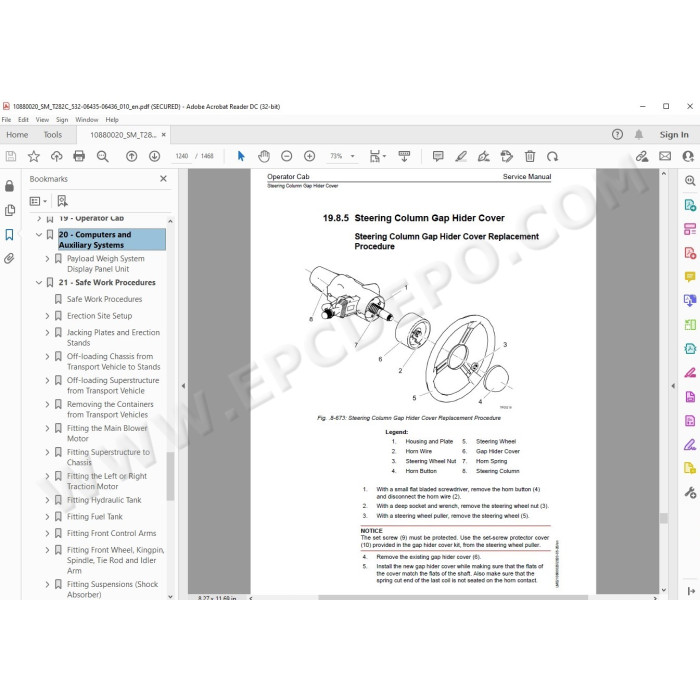 Liebherr Haul Truck T282C service & repair manual