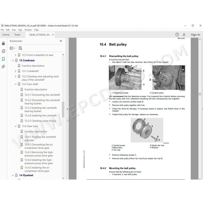 Liebherr Engine D846 service & repair manual