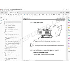 Liebherr Mining Excavator R9350 R9350E service & repair manual