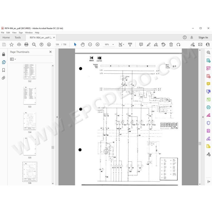 Liebherr Mining Excavator R974 R984 service & repair manual