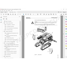 Liebherr Mining Excavator R9800 service & repair manual