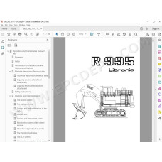 Liebherr Mining Excavator R995 Litronic service & repair manual