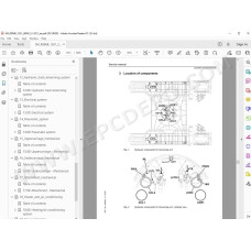 Liebherr Mining Excavator R996 R996B Litronic service & repair manual