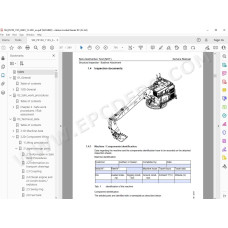 Liebherr Mining Pontoon Excavator P9150 service & repair manual