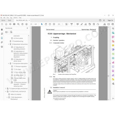 Liebherr Mining Pontoon Excavator P9350 service & repair manual