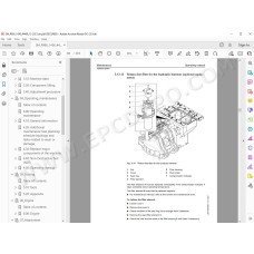 Liebherr Mining Pontoon Excavator P995 service & repair manual