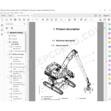 Liebherr Material Handling Excavator LH110 EC / M / C Generation 6 service manual
