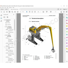 Liebherr Material Handling Excavator LH150 EC / M / C Generation 6 service manual
