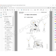 Liebherr Material Handling Excavator LH18 M Generation 6 service manual
