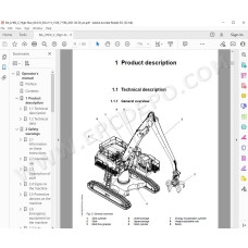 Liebherr Material Handling Excavator LH60 M / C / MT Generation 6 / Tier 4 service manual