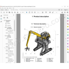 Liebherr Material Handling Excavator LH80 M / C Generation 6 / Tier 4 service manual
