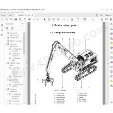 Liebherr Material Handling Excavator R984C Litronic Tier 3 service manual