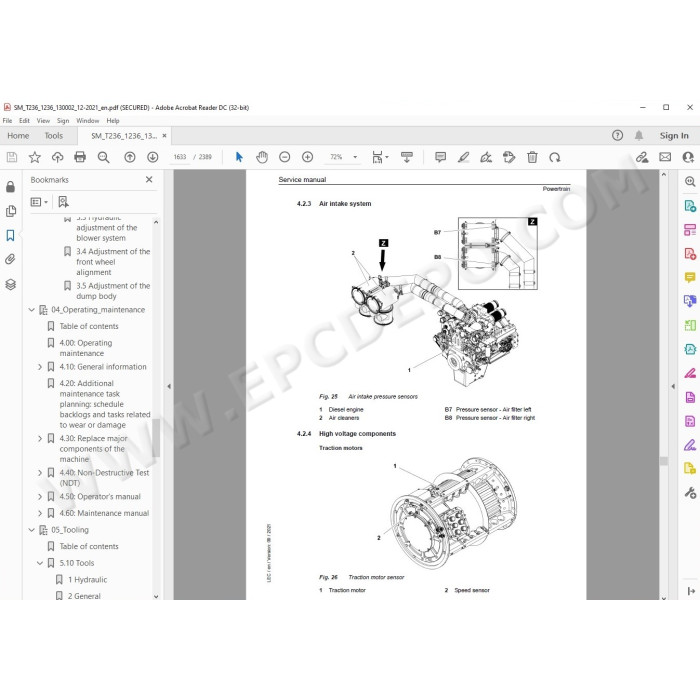Liebherr Rigid Frame Dump Truck T236 service & repair manual