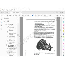 Liebherr Telescopic Handler T33-10 Generation 4 service & repair manual