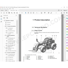 Liebherr Telescopic Handler T35-6 Generation 4 service & repair manual