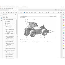Liebherr Telescopic Handler T41-7 Generation 4 service & repair manual