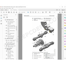 Liebherr Telescopic Handler T55-7 Generation 4 service & repair manual