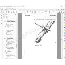 Liebherr Telescopic Handler T60-9 Generation 4 service & repair manual