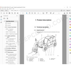 Liebherr Telescopic Handler TL435-10 TL445-10 TL435-13 TL442-13 Litronic Series 4 Tier 3 service manual