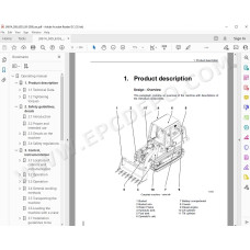 Liebherr Crawler Loader LR614 LR624 LR634 Litronic Series 4 service & repair manual