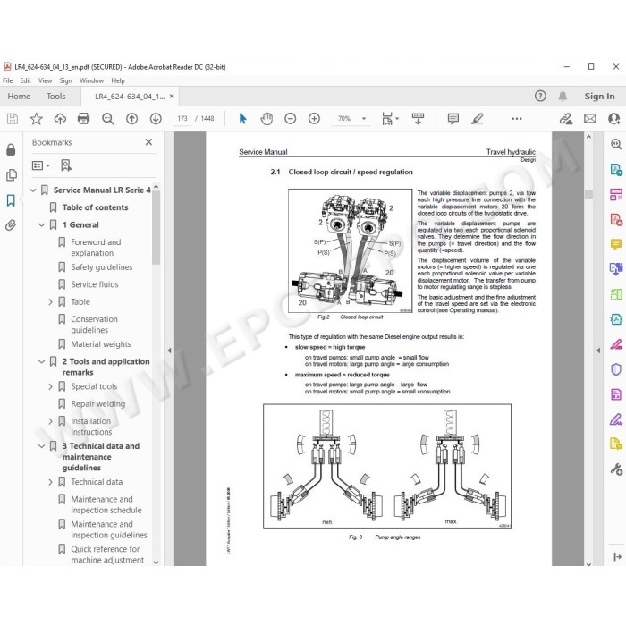Liebherr Crawler Loader LR614 LR624 LR634 Litronic Series 4 service & repair manual