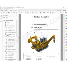 Liebherr Pipe Layer RL46 Generation 6 service & repair manual