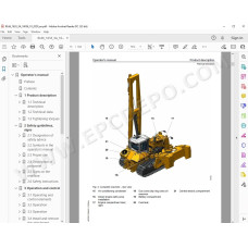Liebherr Pipe Layer RL66 Generation 6 service & repair manual
