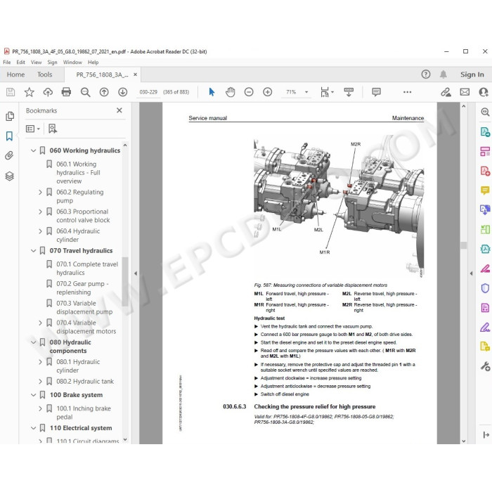 Liebherr Crawler Dozer PR756 Generation 8 service & repair manual