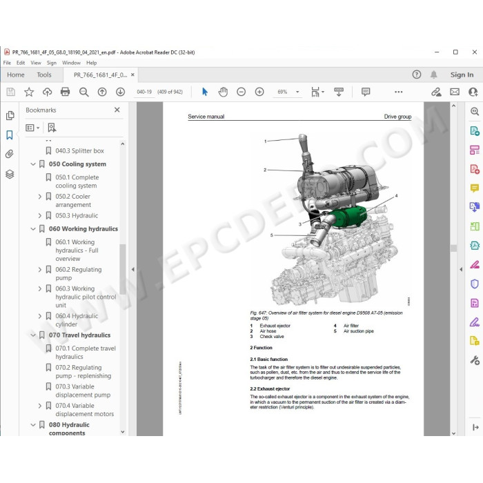 Liebherr Crawler Dozer PR766 Generation 8 service & repair manual