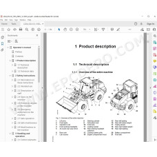 Liebherr Wheel Loader L524 Generation 5 service & repair manual