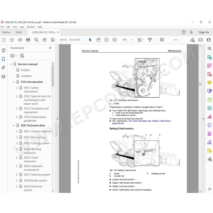 Liebherr Wheel Loader L506 Generation 6 service & repair manual