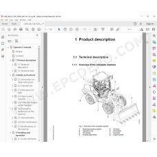 Liebherr Wheel Loader L509 Generation 6 service & repair manual